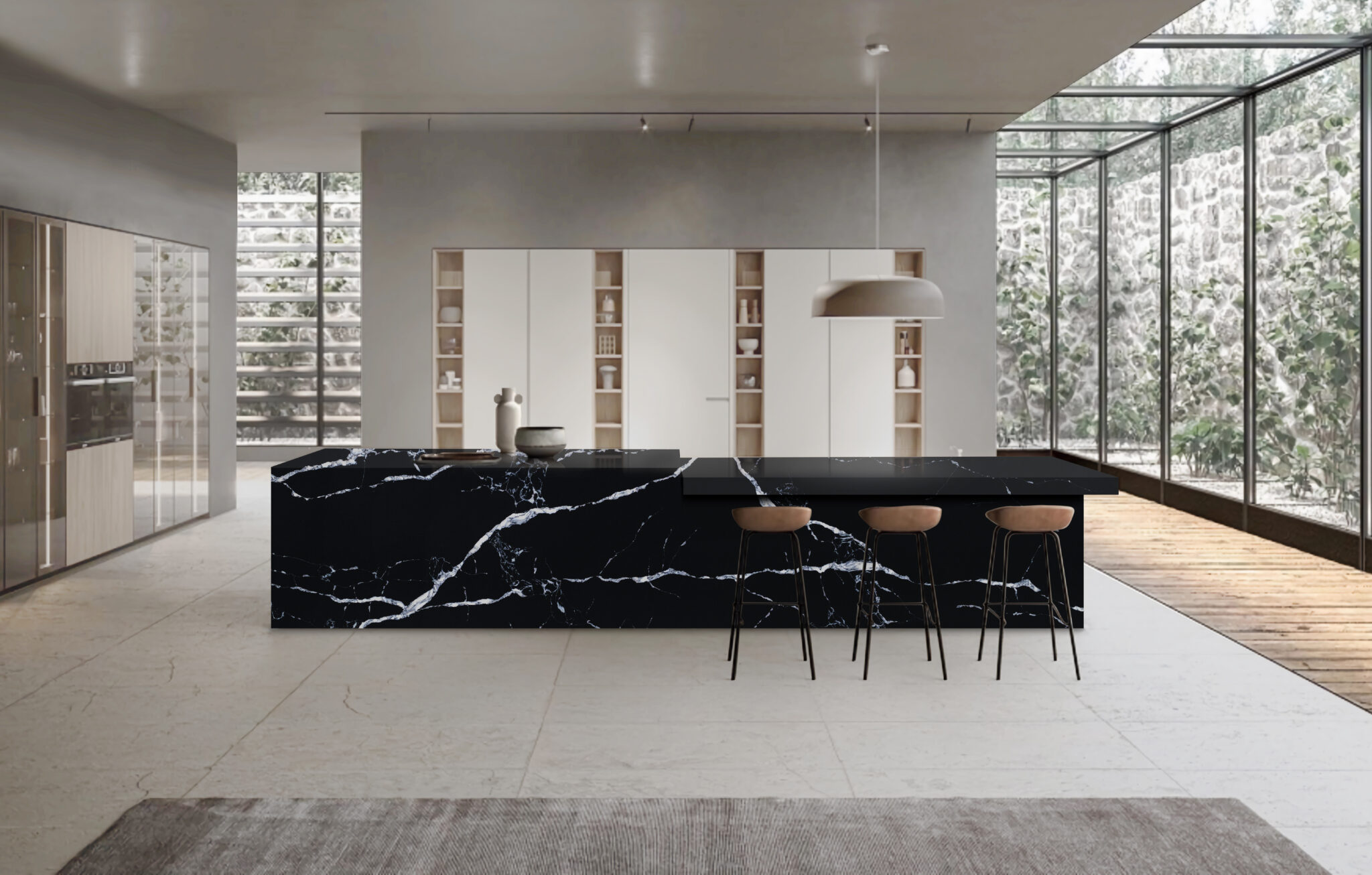 CSQ225 Calacatta Horizon Black - 图片 3